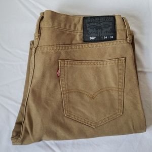 Levi mens tan jeans